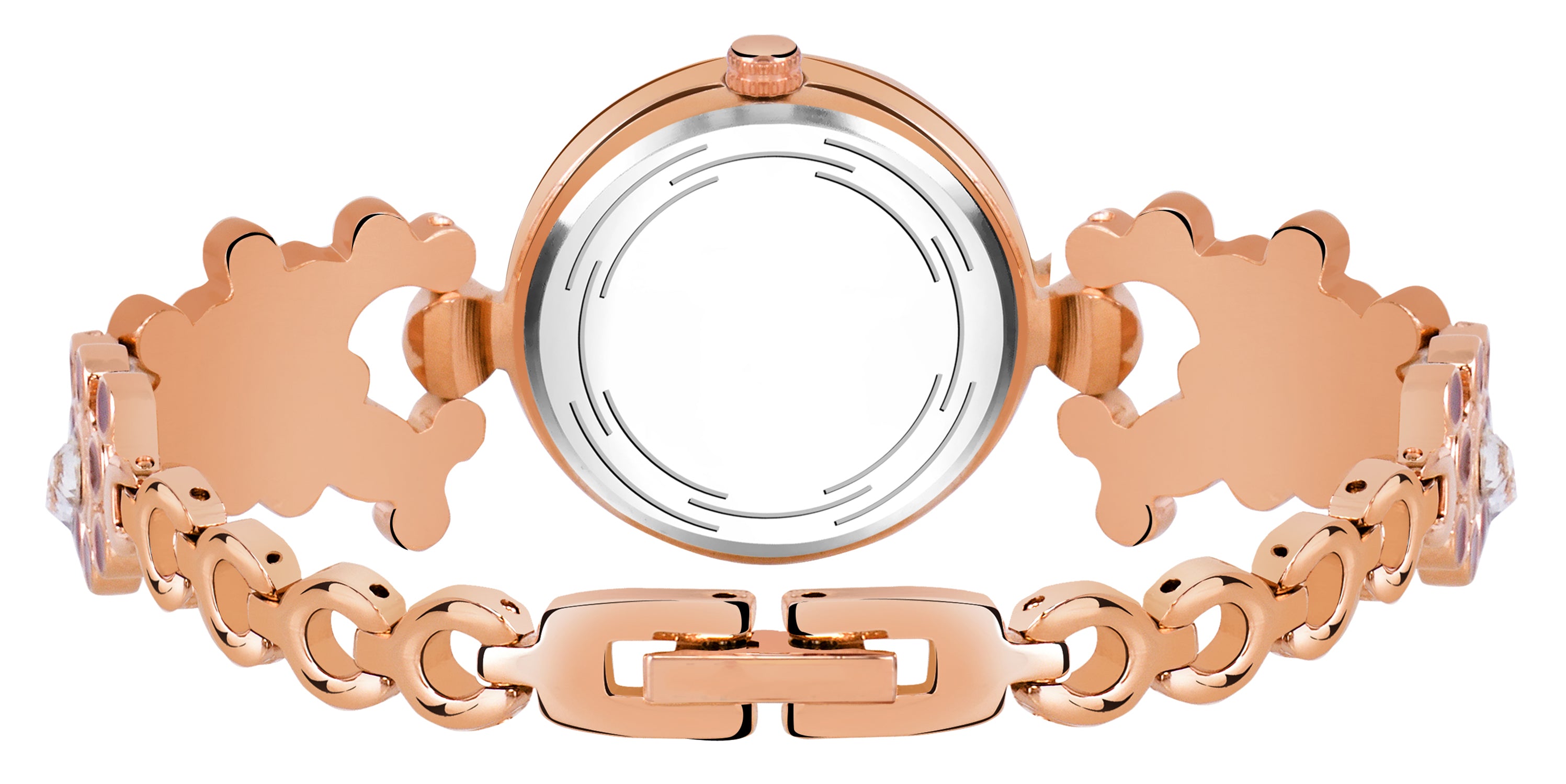 LOREM Rose Gold Fancy Analog Watch for Women LR256-UF