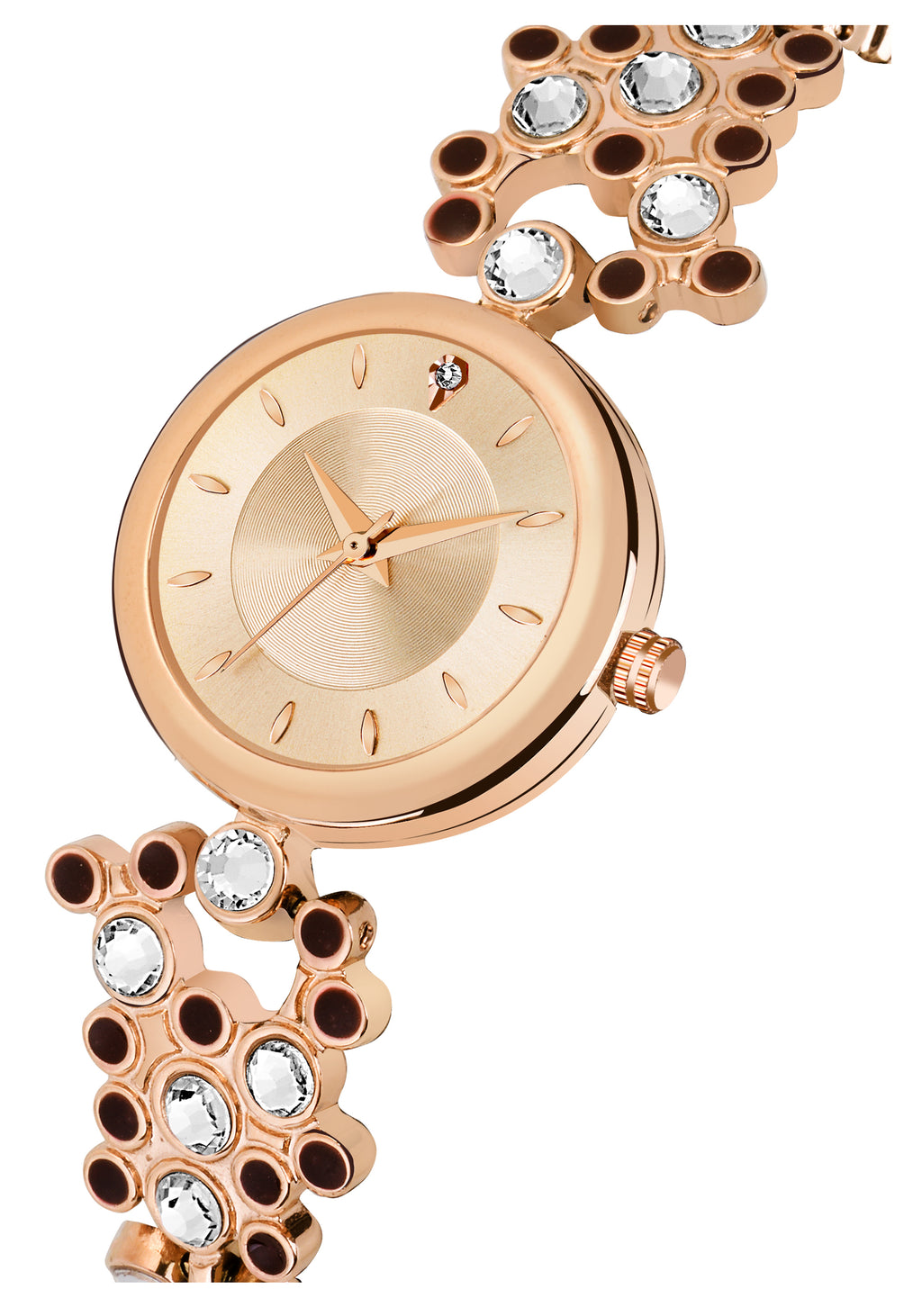 LOREM Rose Gold Fancy Analog Watch for Women LR256-UF