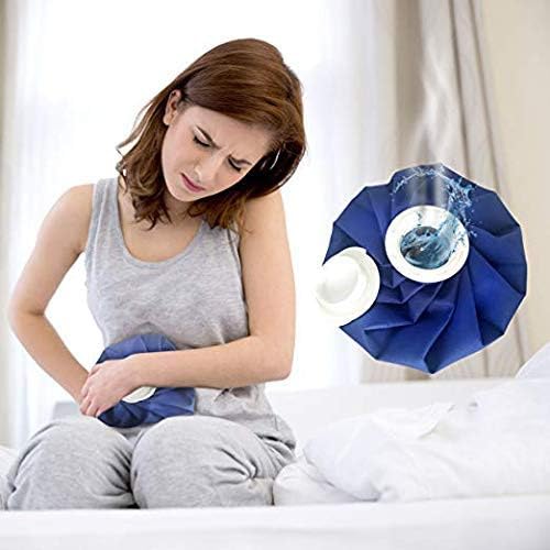 Hot Water Bag Ice Bag for Pain Relief 9Inch Ice Pack Bag for Pain Relief Cold Water Bags for First Aid Sports Injury Neck Knee for Pain Solve And Cold Therapy Comes with Leak-free Closure (Pack Of 1)