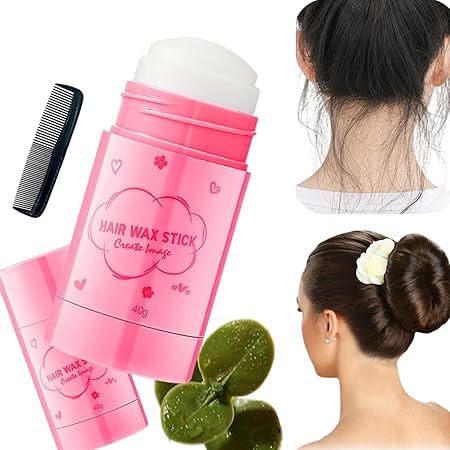 Hair Wax Stick, Long Lasting Styling Hair Gel Stick, for Fly Away and Edge Frizz