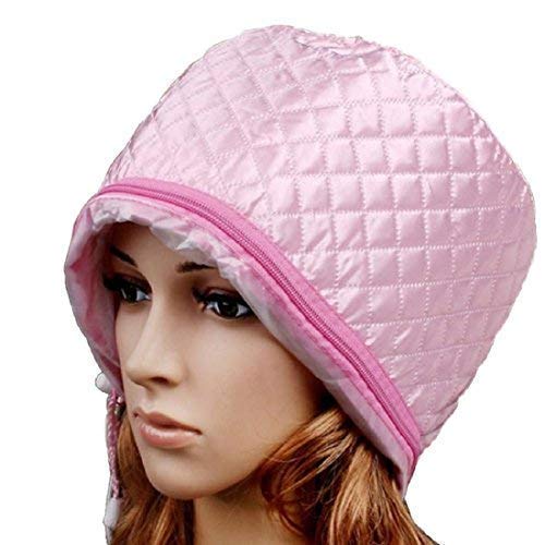 Hair Care Thermal Head Spa Cap Treatment with Beauty Steamer Nourishing Heating Cap, Spa Cap For Hair, Spa Cap Steamer For Women (PINK)