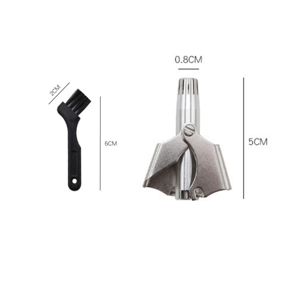 Manual Nose Trimmer Nasal Hair Trimmer For Men Mini Portable Nose Hair Cutter Painless Waterproof Steel Nose Hair Remover For Women (1 Pc,Not Electric)