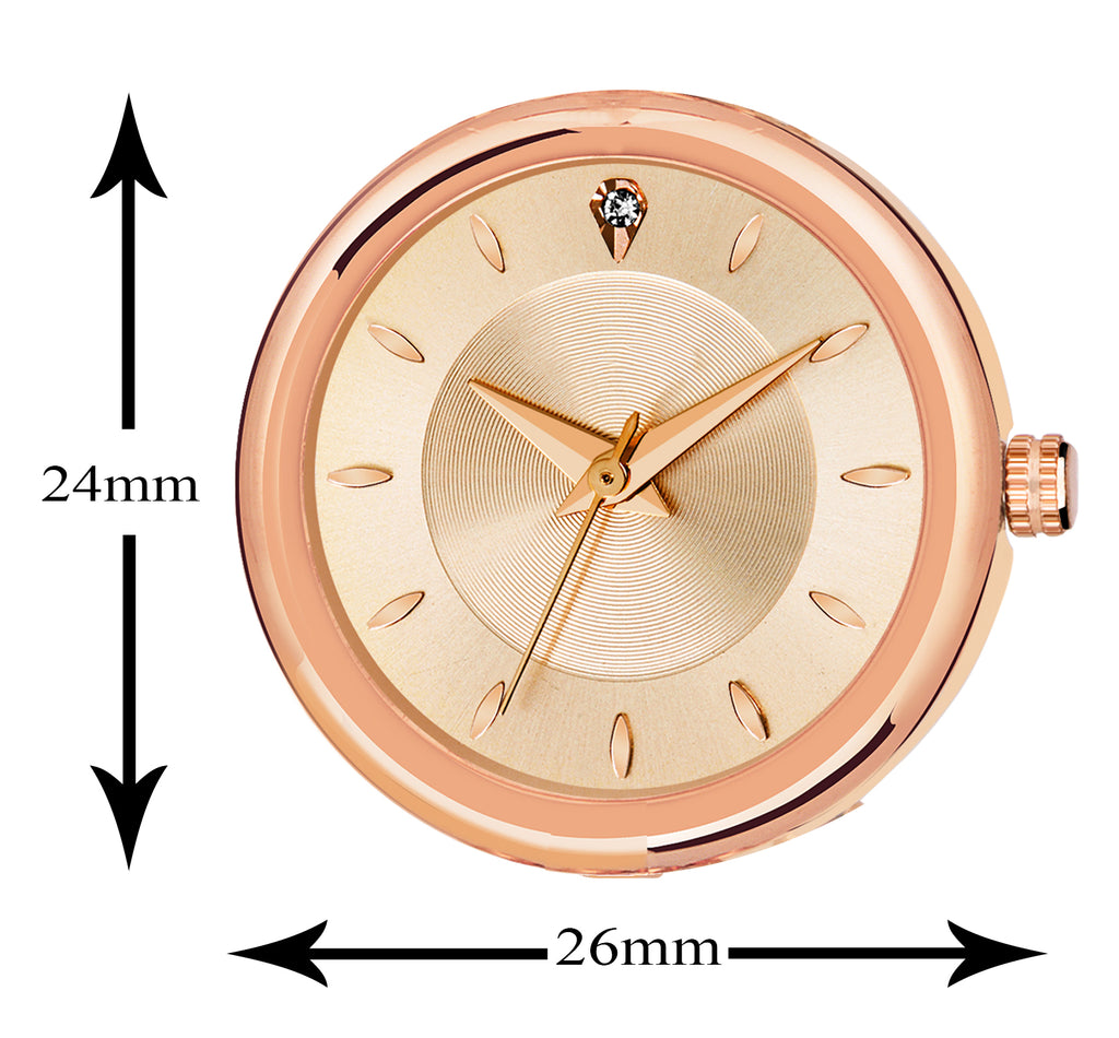 LOREM Rose Gold Fancy Analog Watch for Women LR256-UF