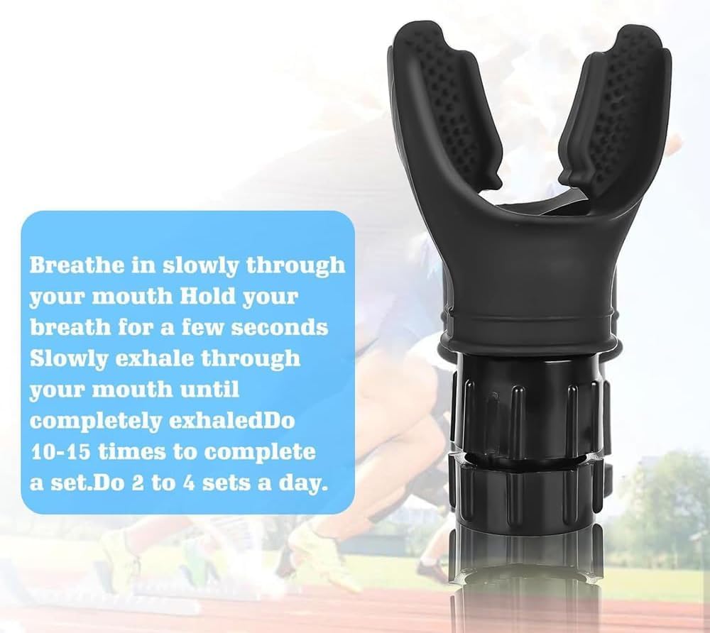 Portable Breathing & Muscle Trainer with Adjustable Resistance | Boost Strength & Endurance | Easy to Clean & Use for Better Fitness Performance