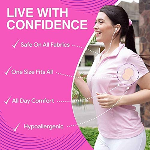 Underarms Sweat Pads Disposable Highly Absorbent Sweat Pads Cotton Anti Allergic, Anti Bacteria, Anti Smell For Men And Women (Pack of 20)