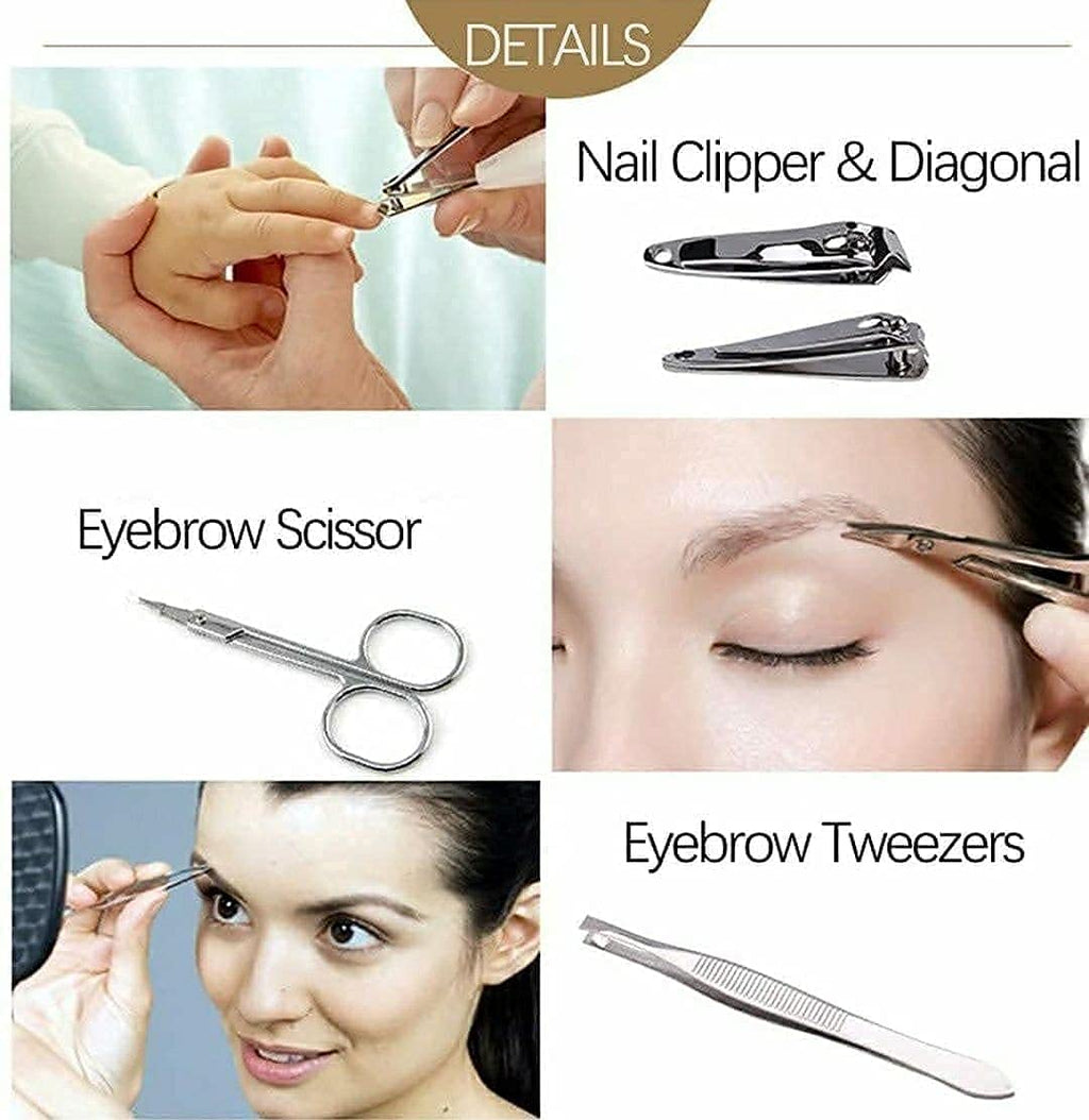 Keli 7 in 1 Manicure & Pedicure Kit for Women & Men | Nail Cutter set | Manicure Kit | Grooming Kit for men | Pedicure Set | Manicure Kit for Women | Nail clippers