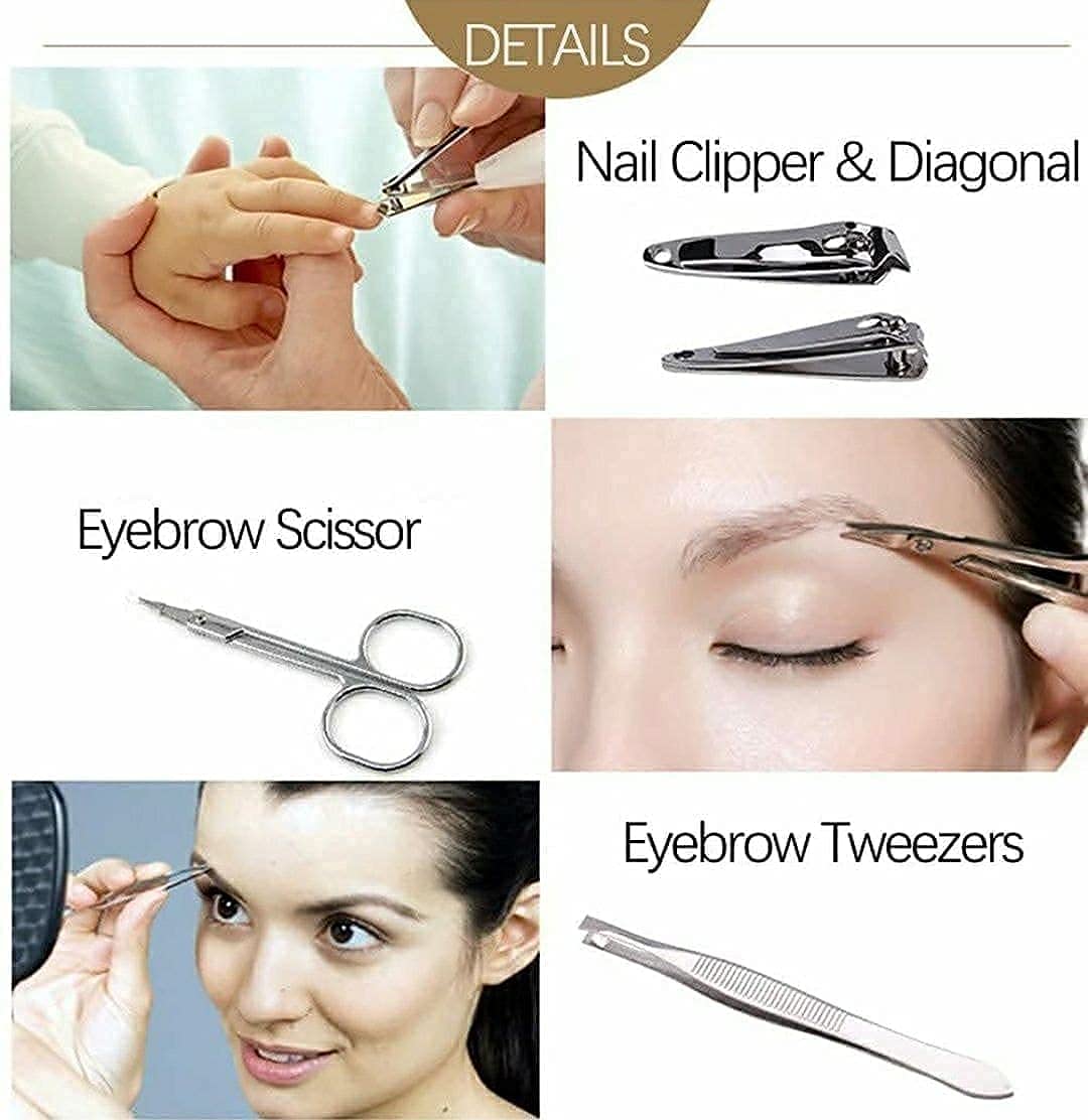 Keli 7 in 1 Manicure & Pedicure Kit for Women & Men | Nail Cutter set | Manicure Kit | Grooming Kit for men | Pedicure Set | Manicure Kit for Women | Nail clippers