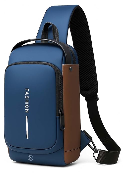 Anti-Theft Sling Bag for Men & Women |Waterproof Crossbody Chest Bag with Lock| Lightweight Shoulder Daypack |for Travel, Work, and Daily Use