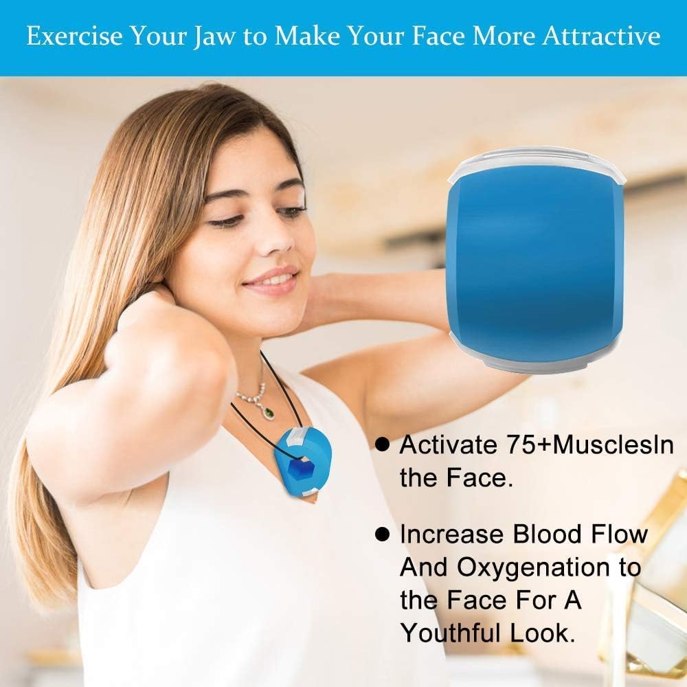 Jawline Exerciser - Premium Jawline Exerciser Tool for Men & Women (Pack Of 2)