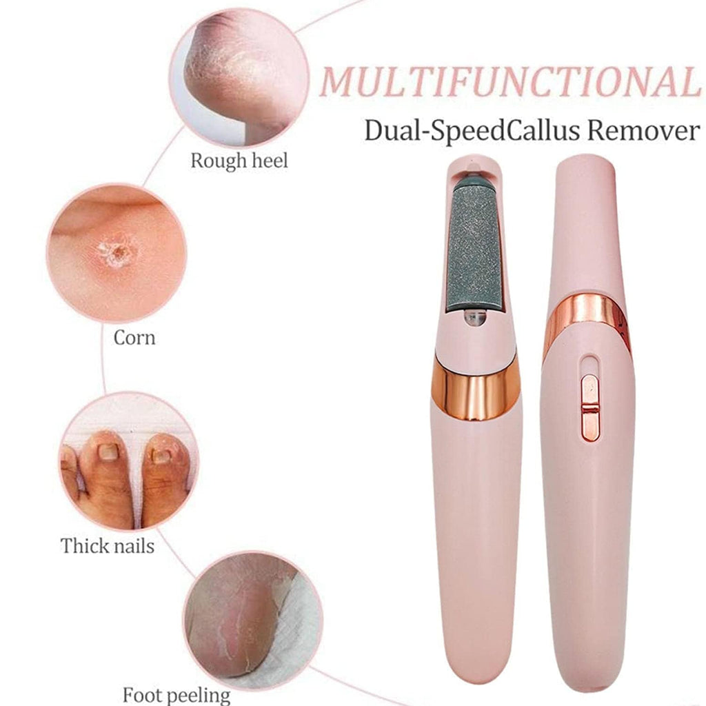 Pedicure tools Callus Remover Hard and Dead Skin Remover Electric Foot Callus Remover Rechargeable Pedicure Tool (pink pedi)(fast charging)