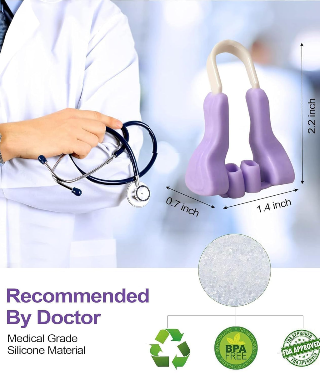 Silicone Nose Shaper Clip Nose Corrector Device for Nose Bridge Straightening and Lifting - Soft and Safe Non Surgical Nose Up Beauty Tool (Pack of-1)