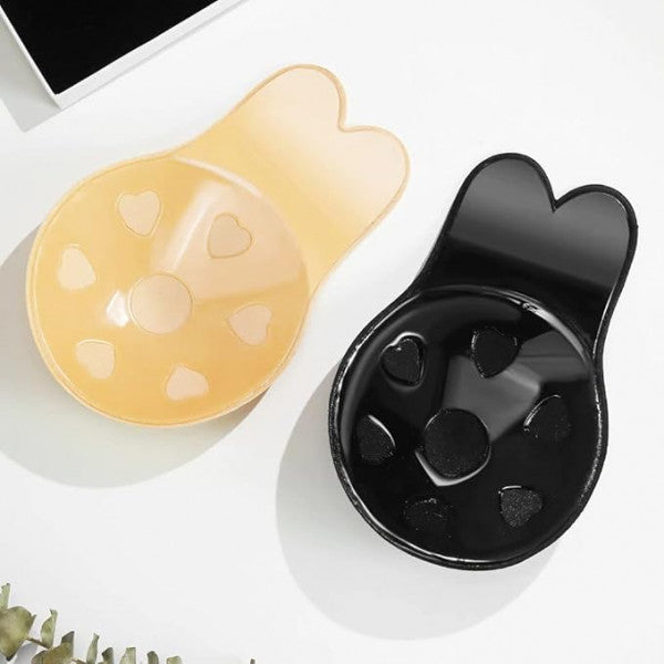 Women's & Girls Nipple Cover Strapless Bra 2 pcs Instant Breast Lift Sticky Bra Backless Invisible Push up Self Adhesive Bra Reusable Silicone Breast Lift Up Wire. Beige