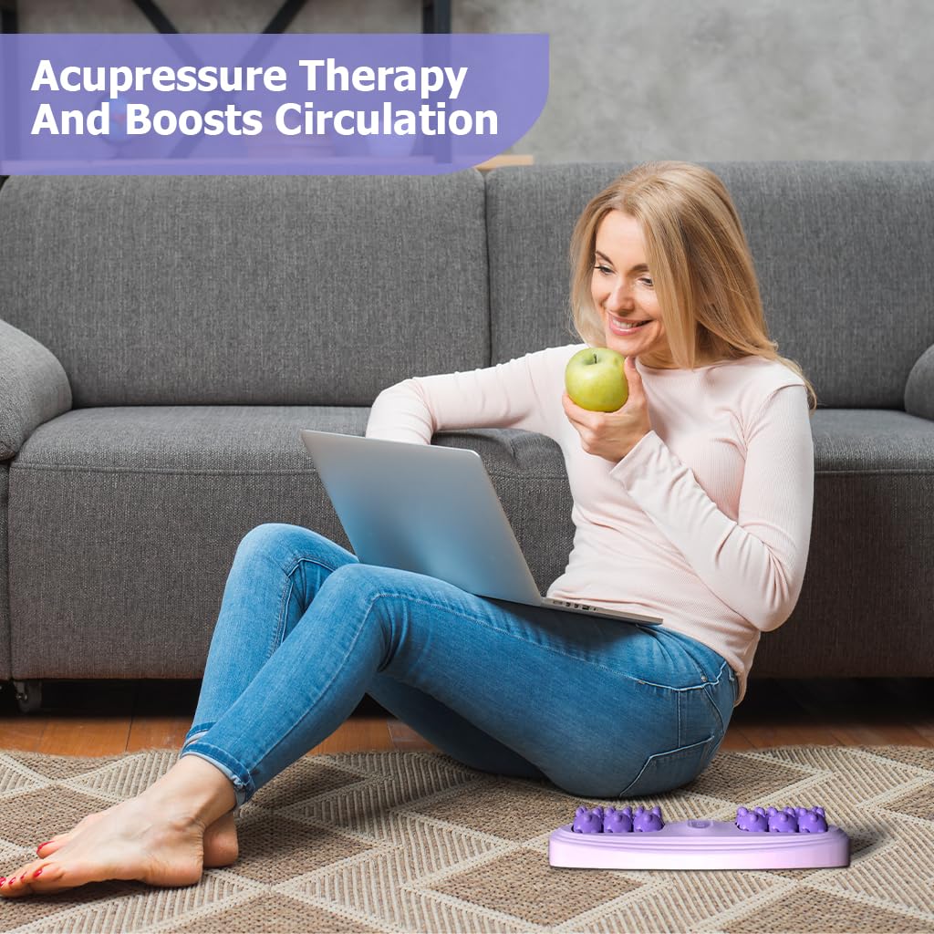 Foot Massager Roller for Pain Relief, Deep Relaxation, Stress Relief for Women, Men.