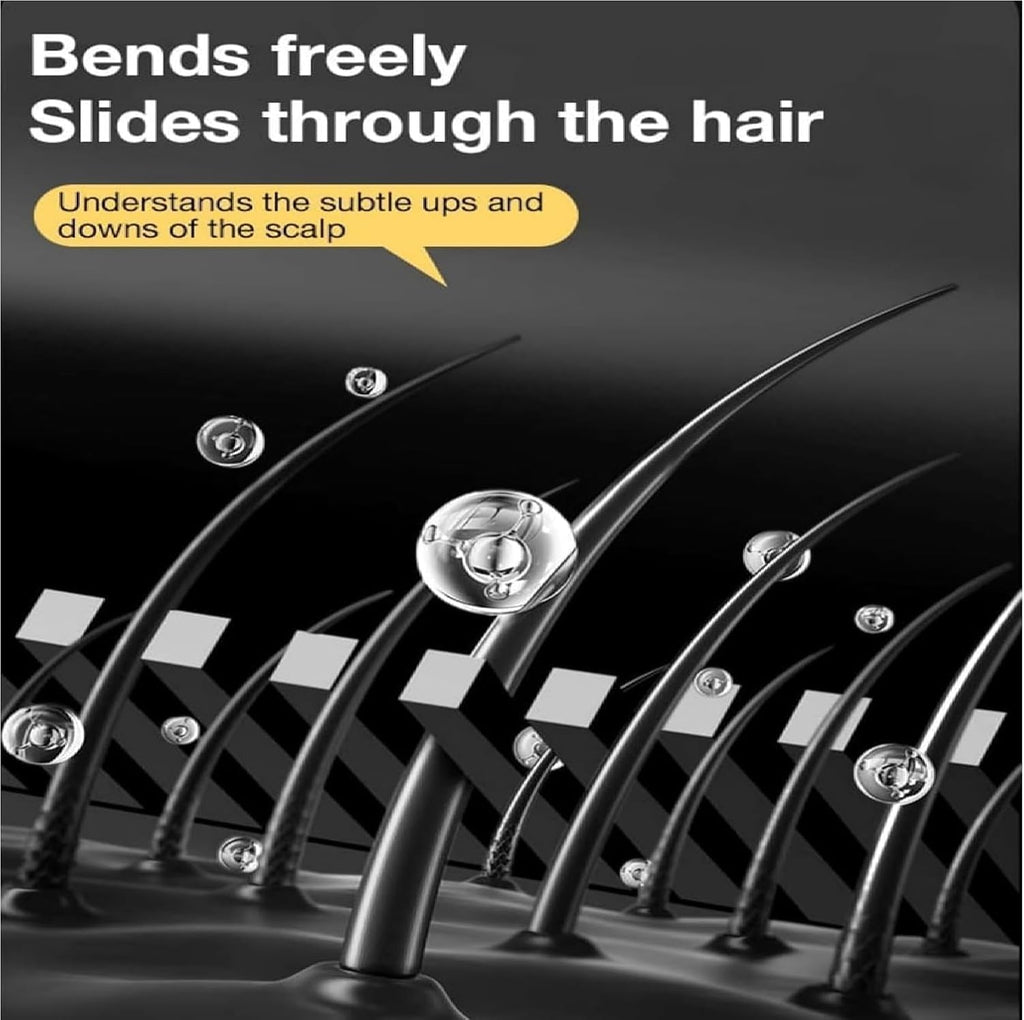 New Hair Color Comb Stick, Waterproof and Sweat-Proof Grey Hair Coverage for Men & Women, Easy Application BLACK (BLACK)