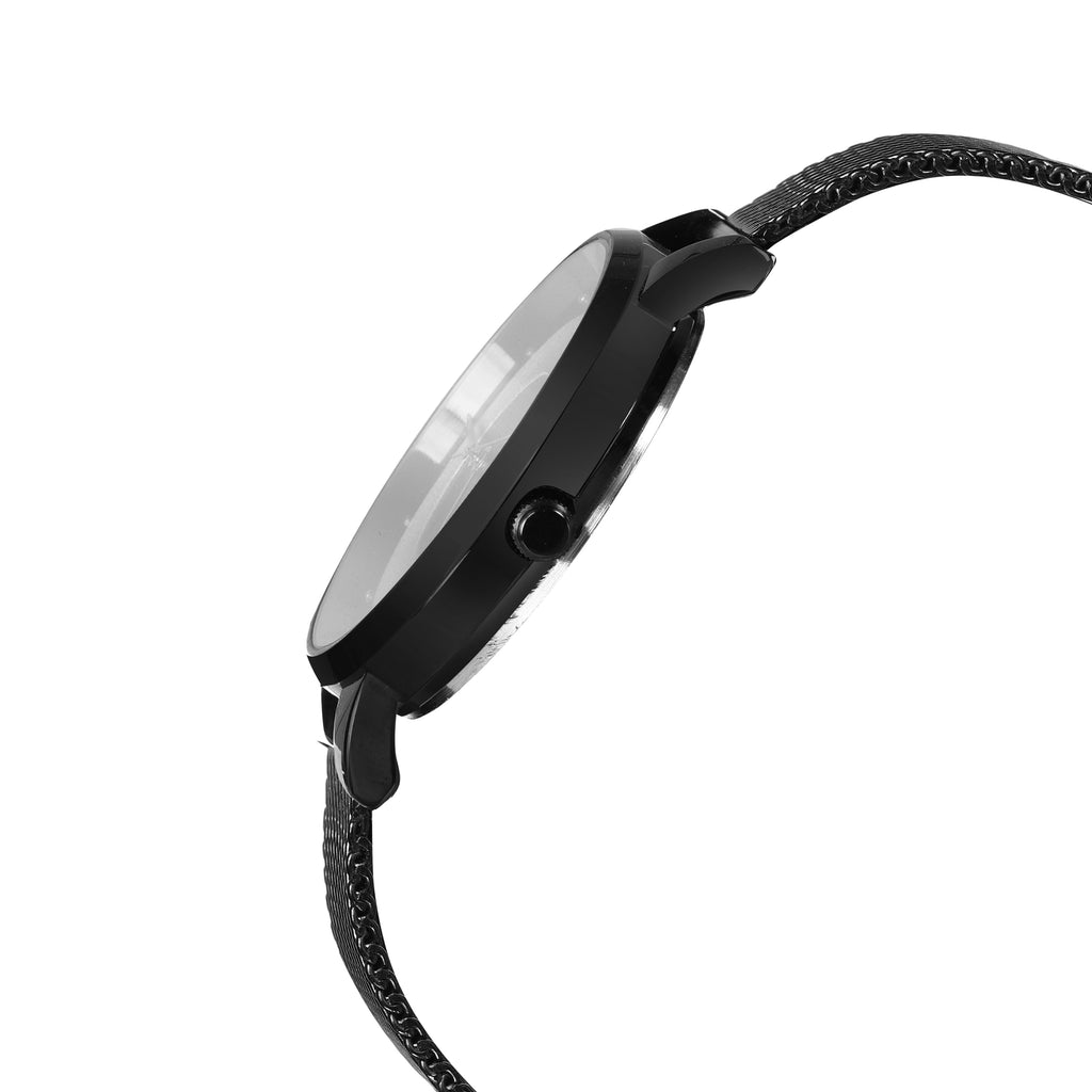 LOREM Premium Stylish Designer Dial-Mesh Strap Analogue Watch for Women