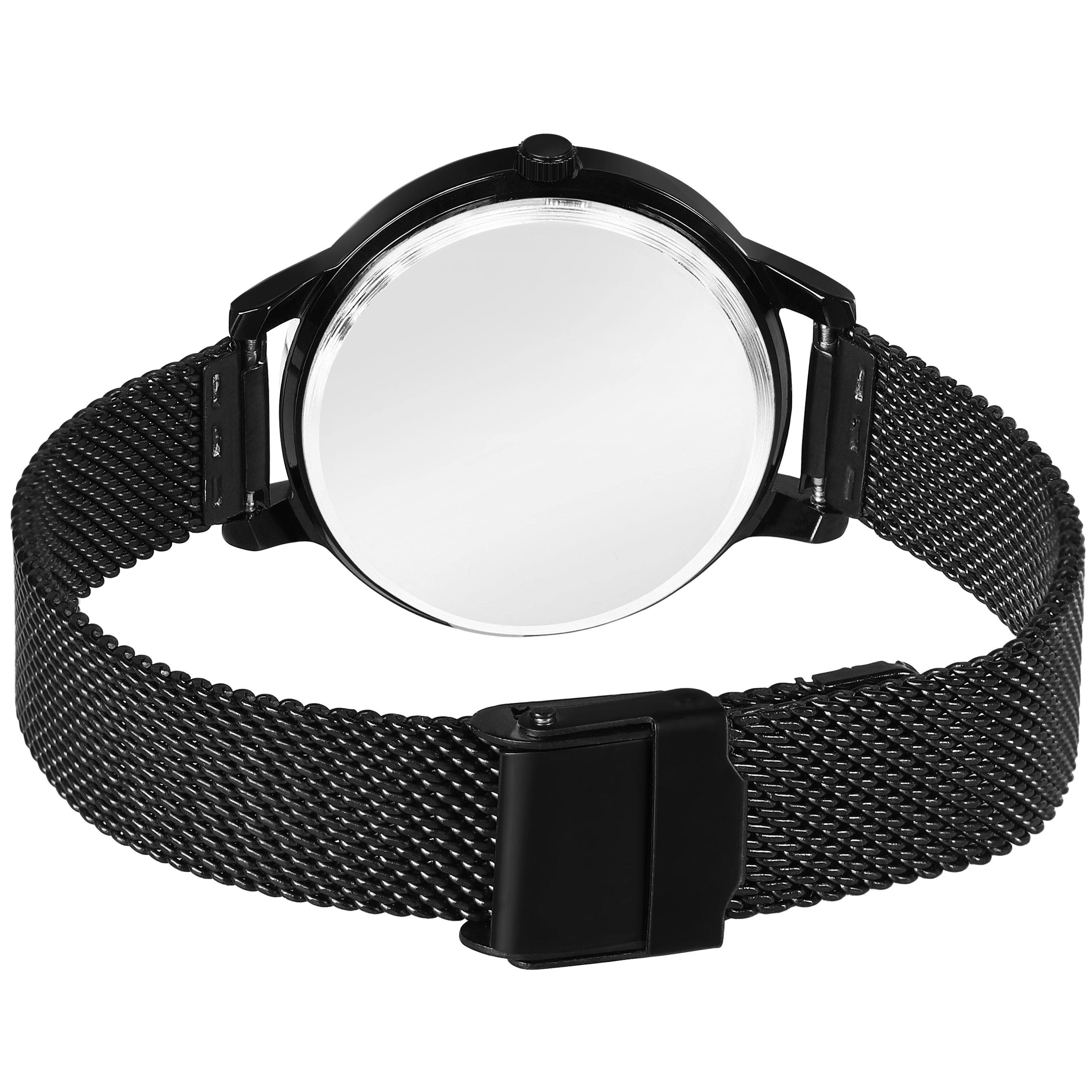 LOREM Premium Stylish Designer Dial-Mesh Strap Analogue Watch for Women