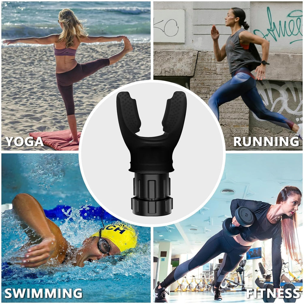 Portable Breathing & Muscle Trainer with Adjustable Resistance | Boost Strength & Endurance | Easy to Clean & Use for Better Fitness Performance
