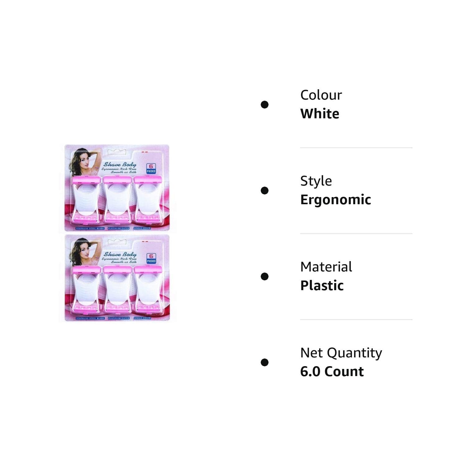 Max Body Shaver Razor Pack of 6