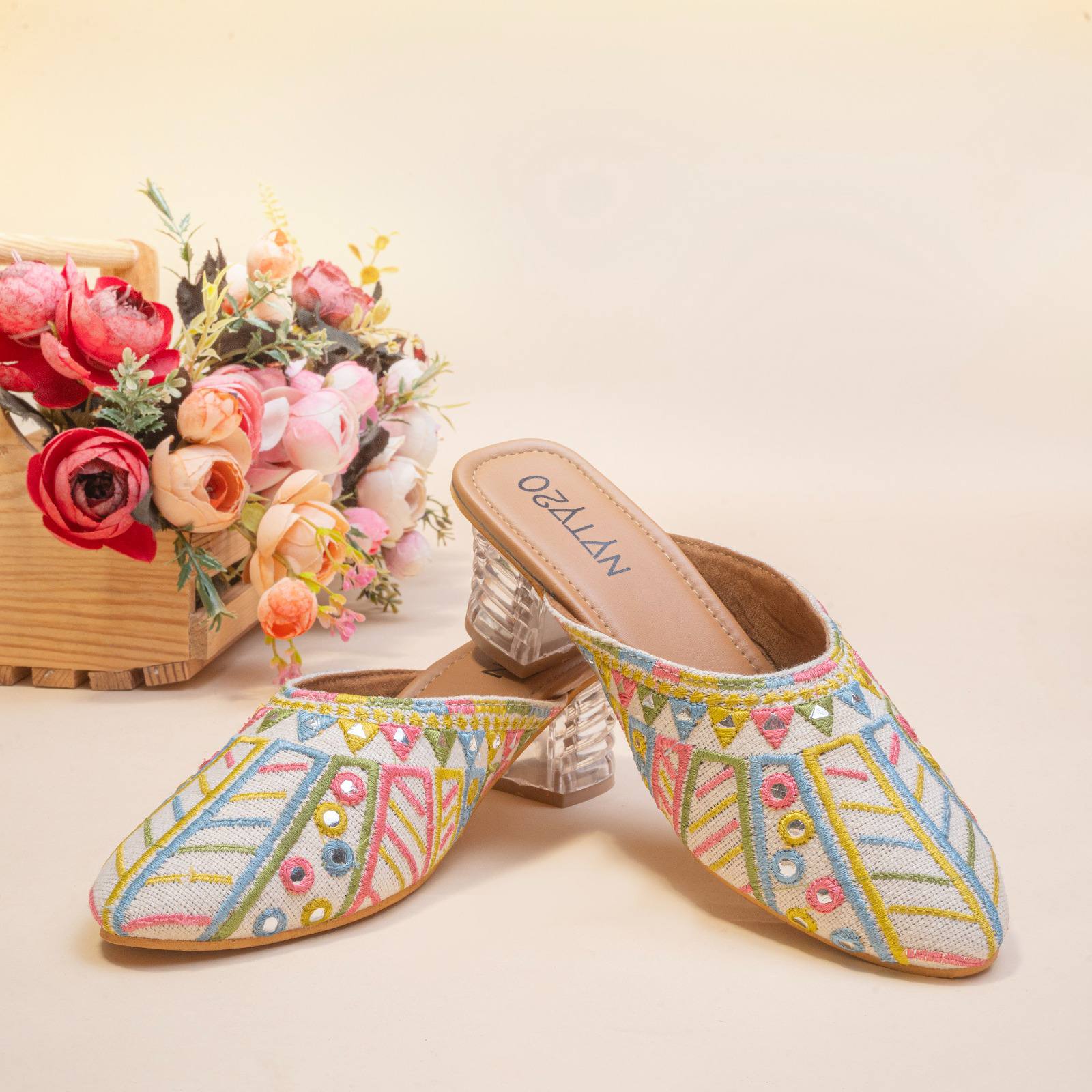 New collection of Heel -off white color