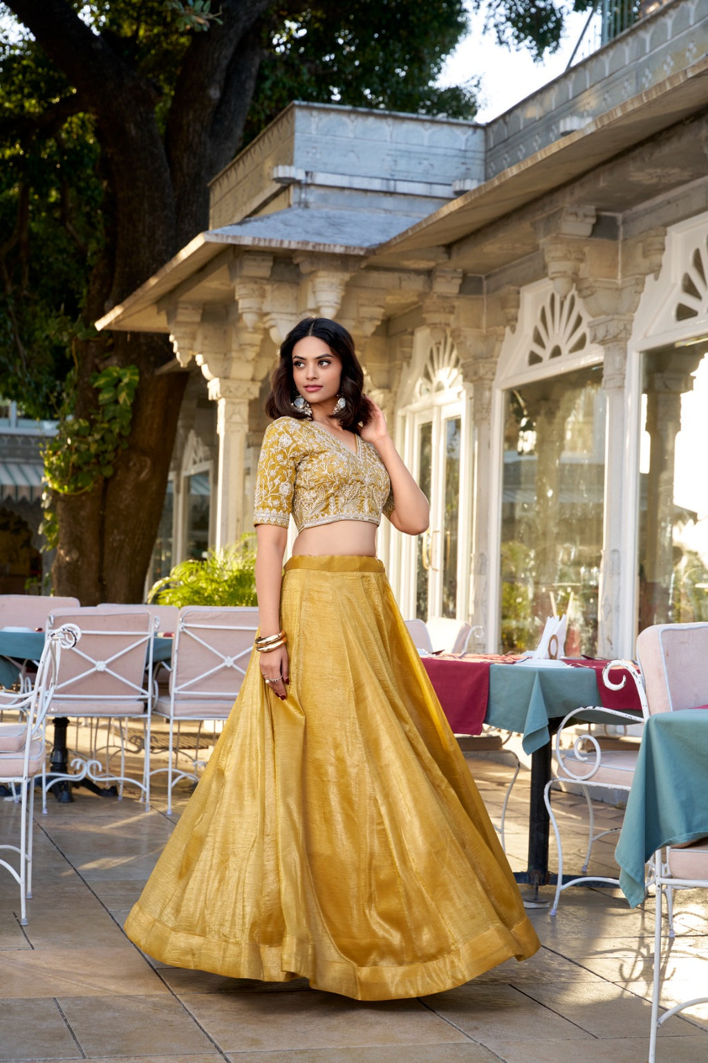 Lehenga Choli - Goldie vibes for golden moments