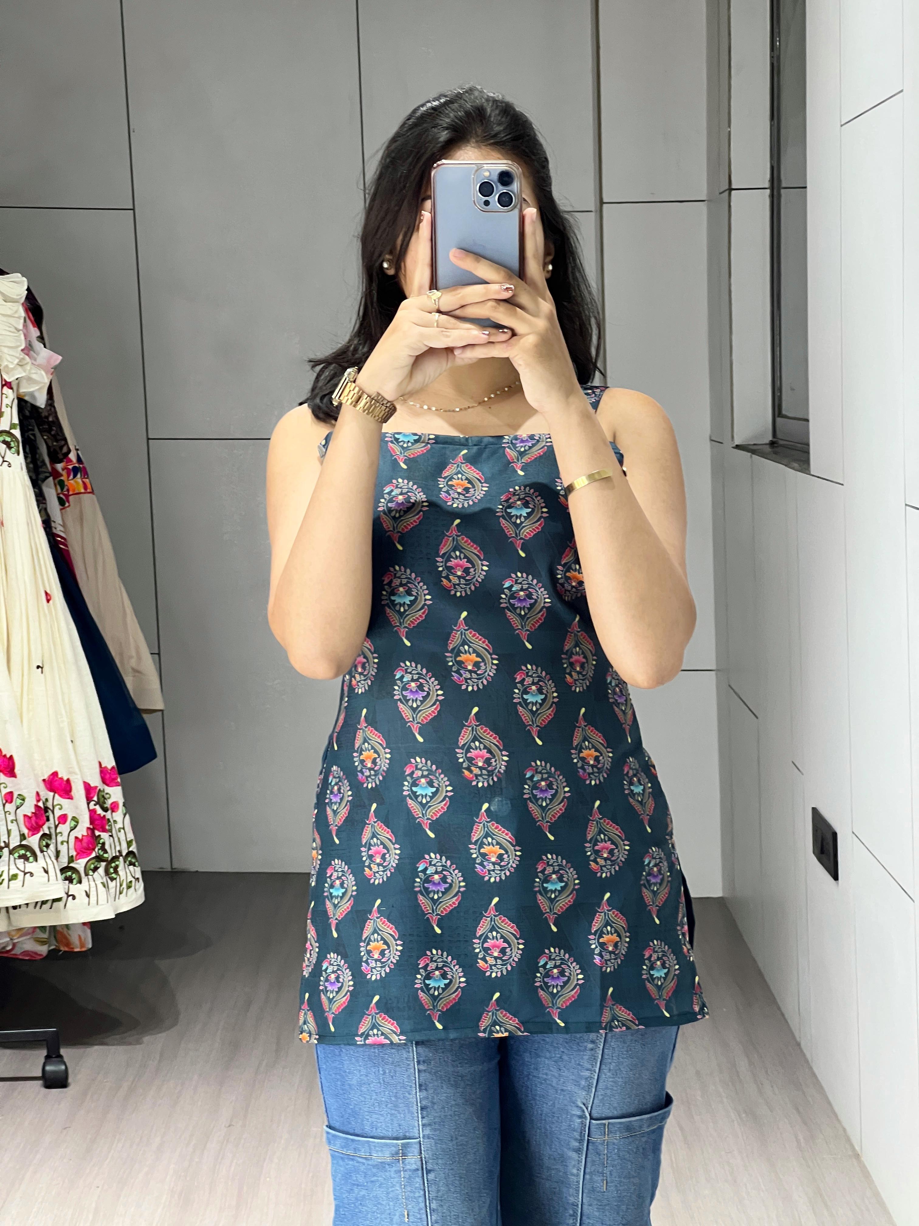 New Trendy Arrival Traditional Printed Tunic Rama Color