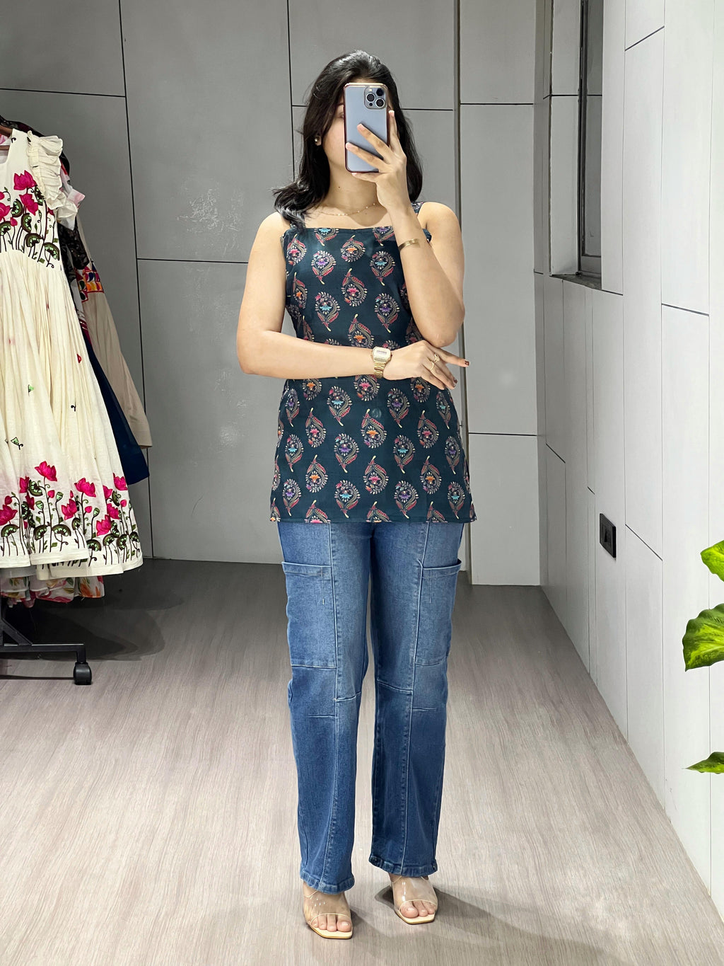 New Trendy Arrival Traditional Printed Tunic Rama Color