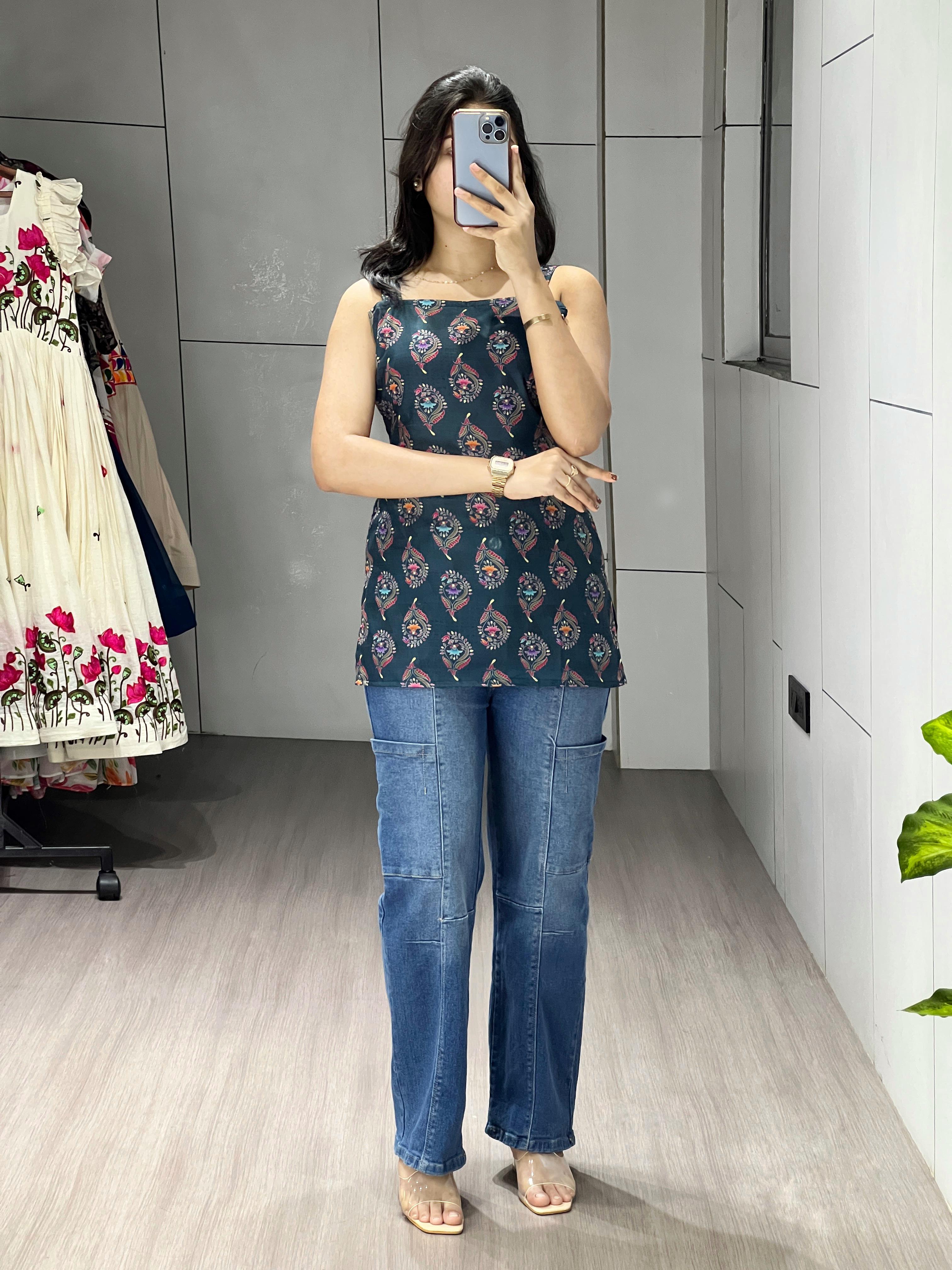 New Trendy Arrival Traditional Printed Tunic Rama Color