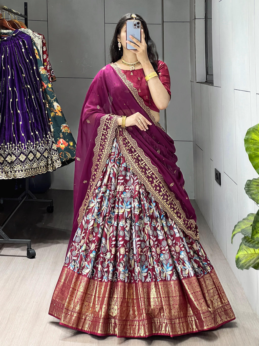 Kalamkari Lehenga Collection