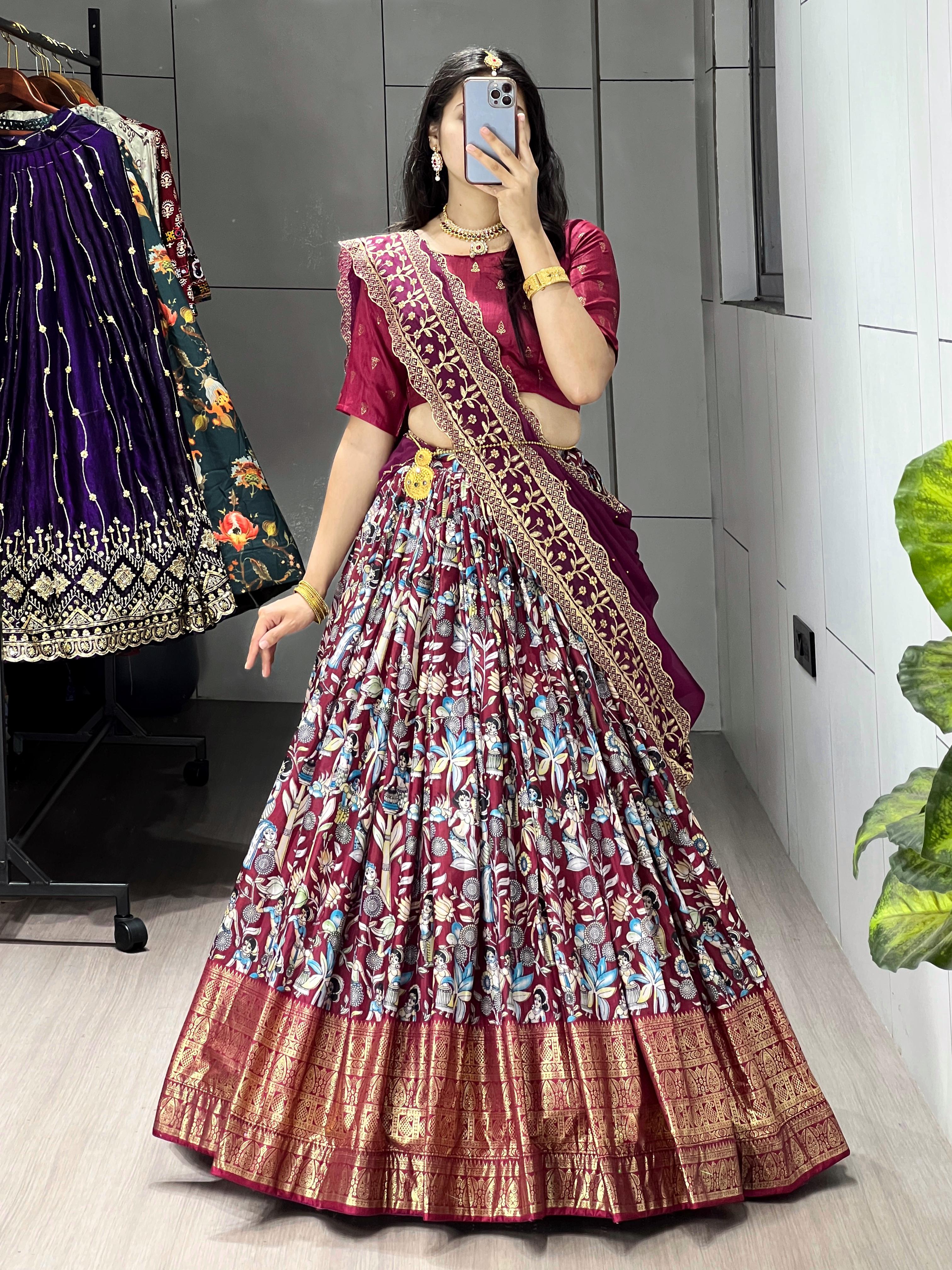 Kalamkari Lehenga Collection