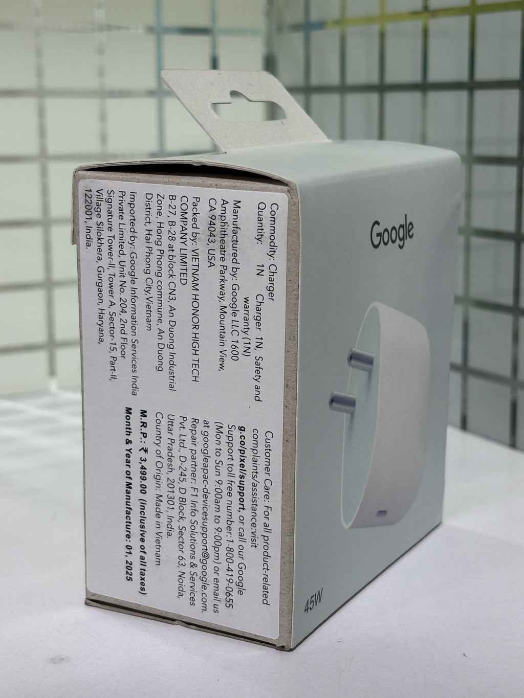 Google 45W USB-C Power Charger