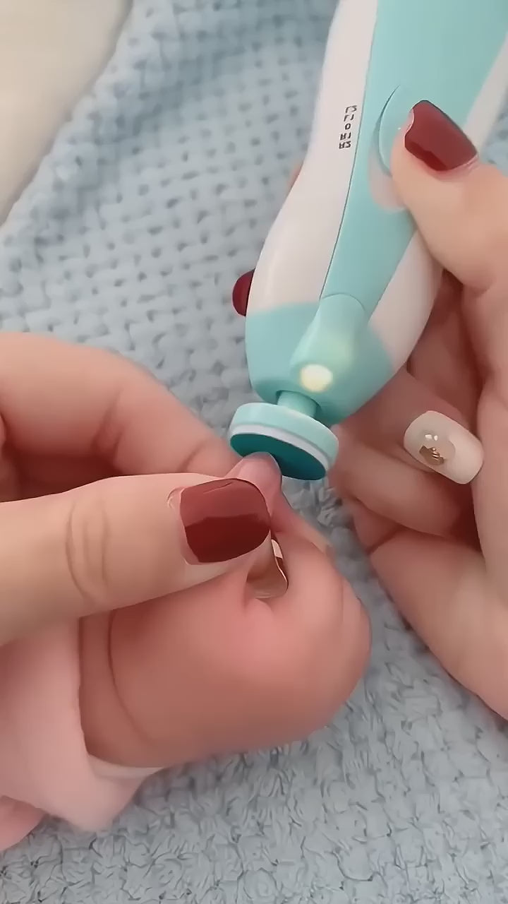 Electric Nail Trimmer, Cutter For New Born Baby 0-6 Months With Multiple Filer Heads Adjustment