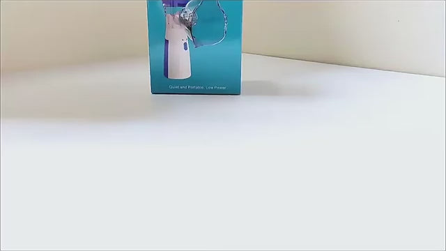New Portable Mesh Nebulizer, Silent and Compact Nebulizer Machine for Adult and Kids, Travel and Household Use, Steam Inhaler for Cold and Cough - Quick Relief, Vaporizer, Baf Machine With Respiratory Mask, Effective for Cough, Asthma, Bronchitis (Unique)