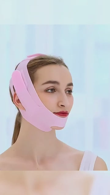 Silicone V Face Mask For Face Lift | Facial Slimming Bandage For Chin & Cheek | Double Chin Reducer For Women & Men | Skin Tightening Belt For Slim Lift, 1 Count