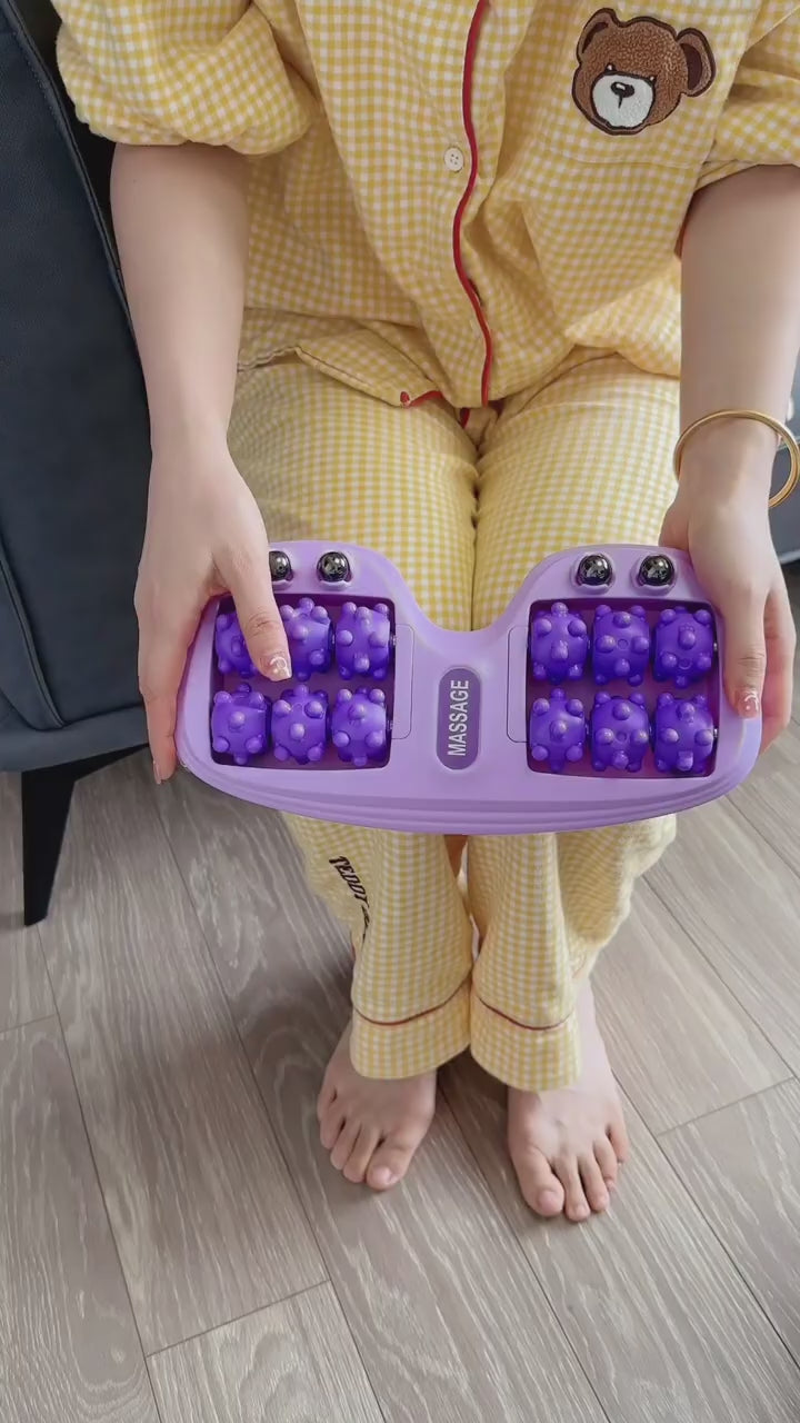 Foot Massager Roller for Pain Relief, Deep Relaxation, Stress Relief for Women, Men.