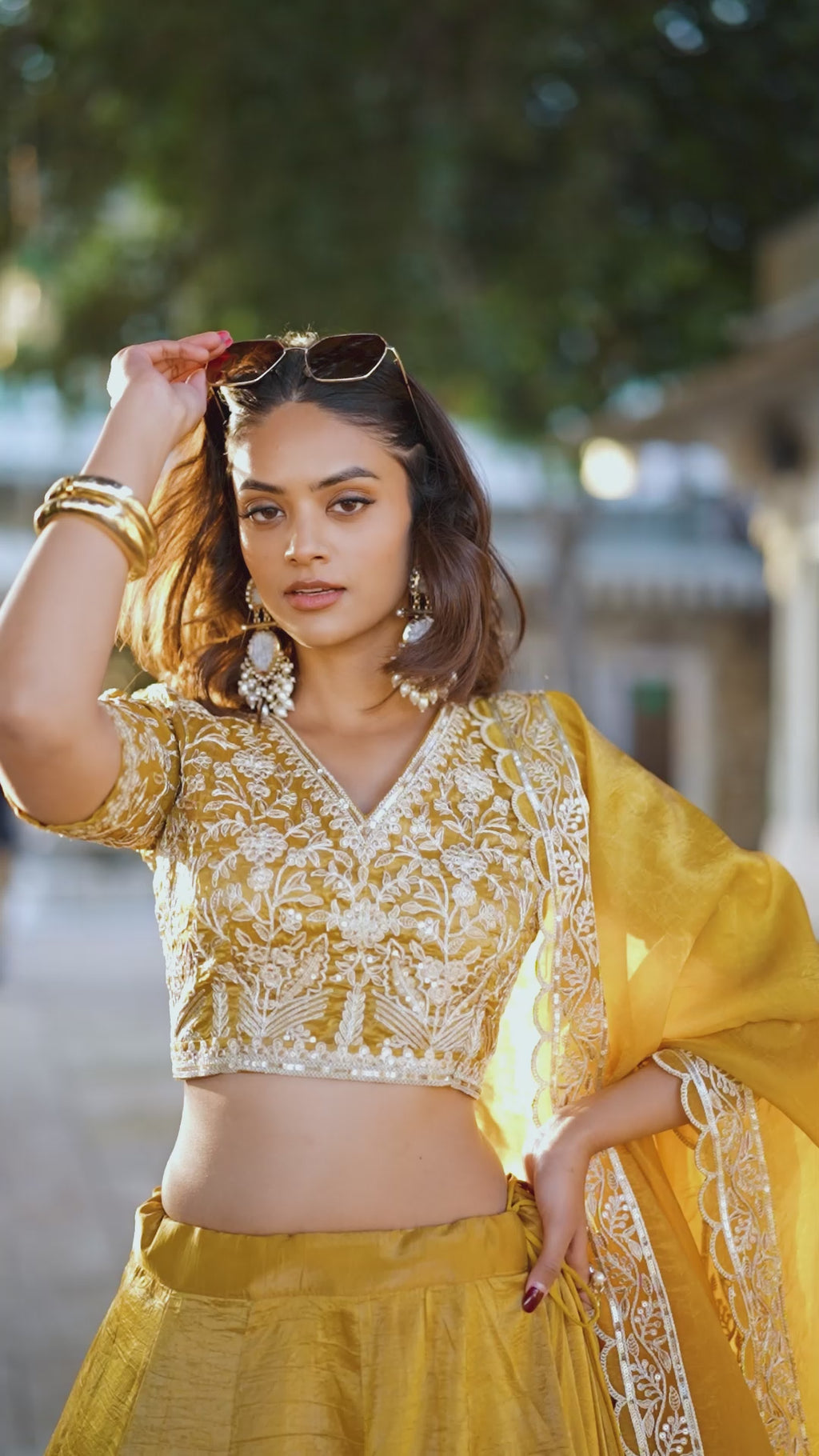 Lehenga Choli - Goldie vibes for golden moments