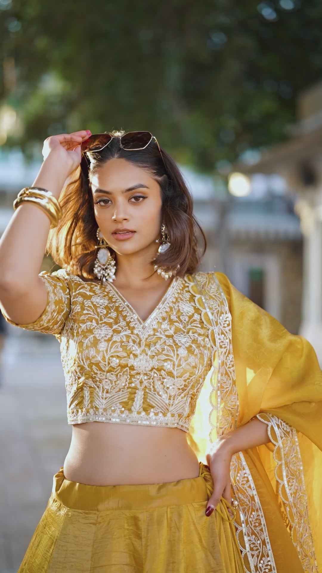 Lehenga Choli - Goldie vibes for golden moments